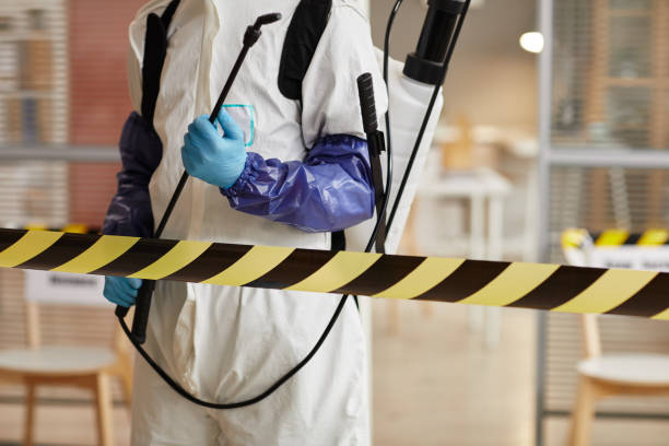 Professional Blood Cleanup technician working in Point Reyes Station, CA
